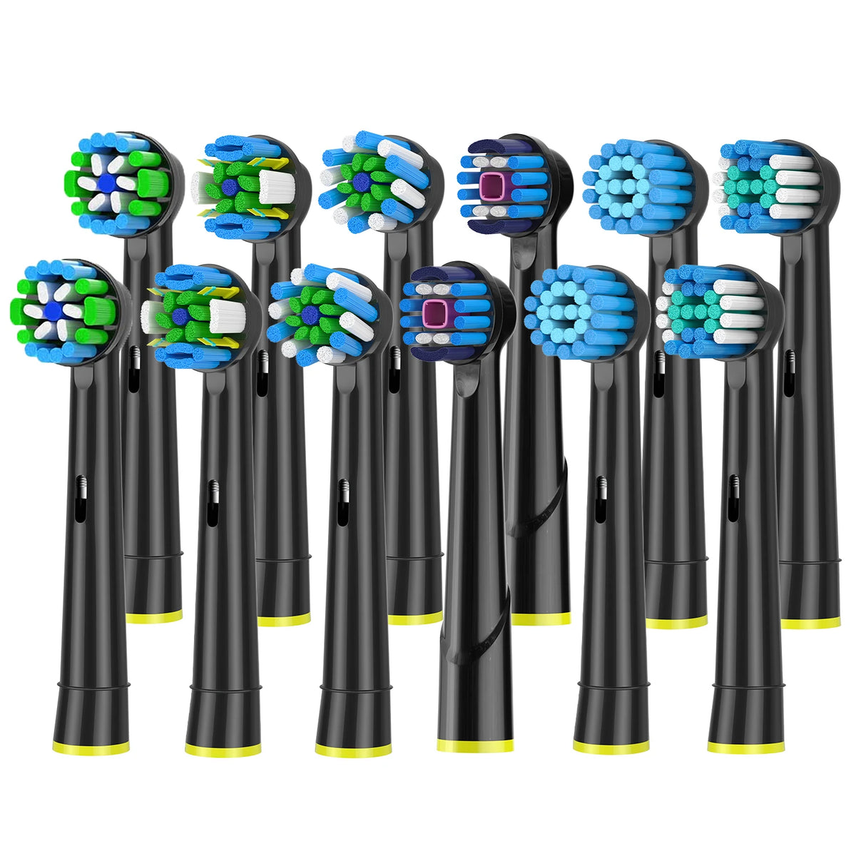 Replacement Toothbrush Heads Compatible with Oral-B ,4-12 Pcs Electric Brush Heads for Oral B Replacement Heads Pro500/1000