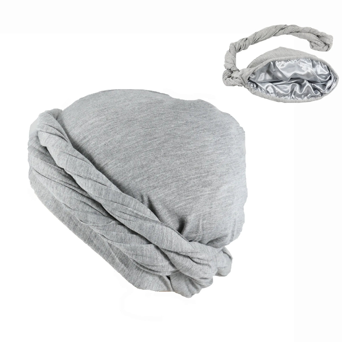 2022 New Elastic Men's Turban Hat Satin Lining Stretchy Men Bandana Indian Cap Fashion Male Hip Hop Caps Headband Biker Headwrap