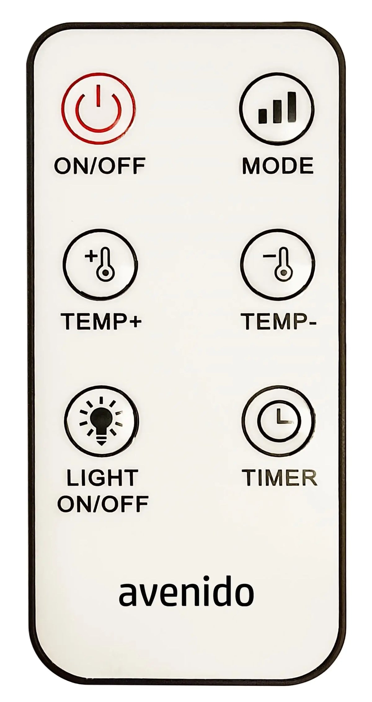 2000W fan with remote control heater electric timer LED panel fan function cold blast temperature range 15-40 °C