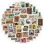 50PCS Arabic Aesthetic Stamps Fun Decoration DIY Stickers Phone Cases Notebook Water Cups Luggage Decoration Stickers
