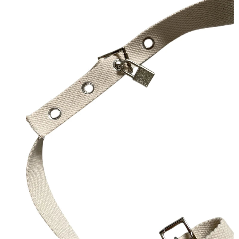 BDSM Full Body Harness Bra Breast Restraint Chest Men For Women Cotton Bondage Lingerie Female