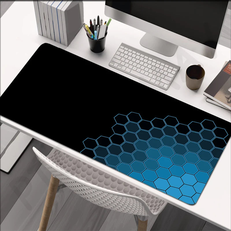 Large Gaming Mousepads Mouse Pad Computer Mousepad Geometric Mouse Mat 90x40cm Desk Pads For PC Keyboard Mats Table Rug