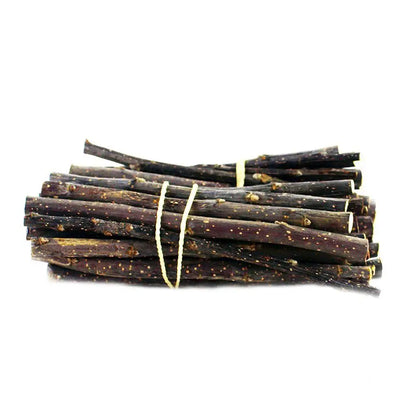 100% Natural Apple Branch Rabbit Chew Sticks Small Pet Chinchillas Netherlands Pig Hamster Bite Molars Clean Teeth Wooden Toys