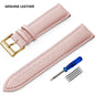 SAMCO Genuine Leather Watch Band 12/14/16/18/19/20/21/22/24 mm Watch Strap for Man Women High-quality Wrist Watchband + Tool