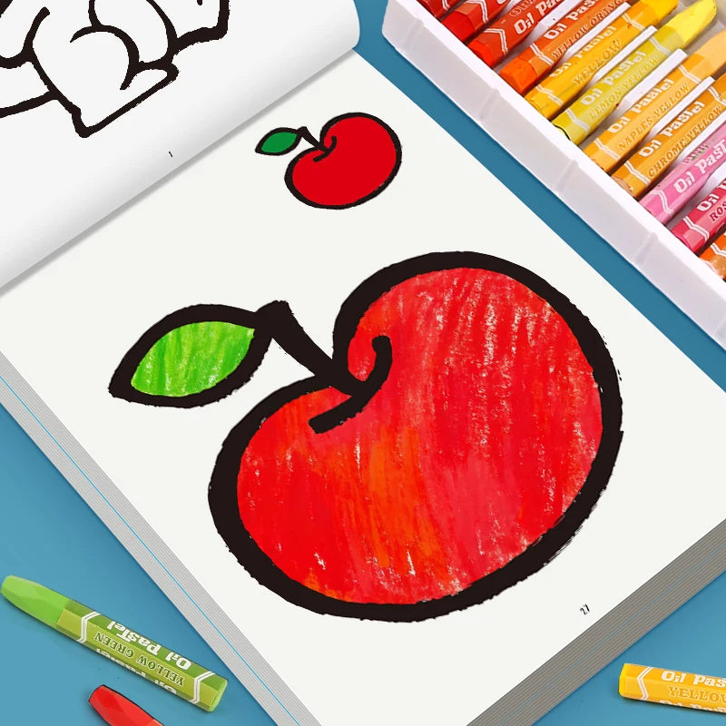 32 Pages of Painting And Graffiti Coloring Book to Learn Art, Painting, Enlightenment, And Improve Understanding Ability