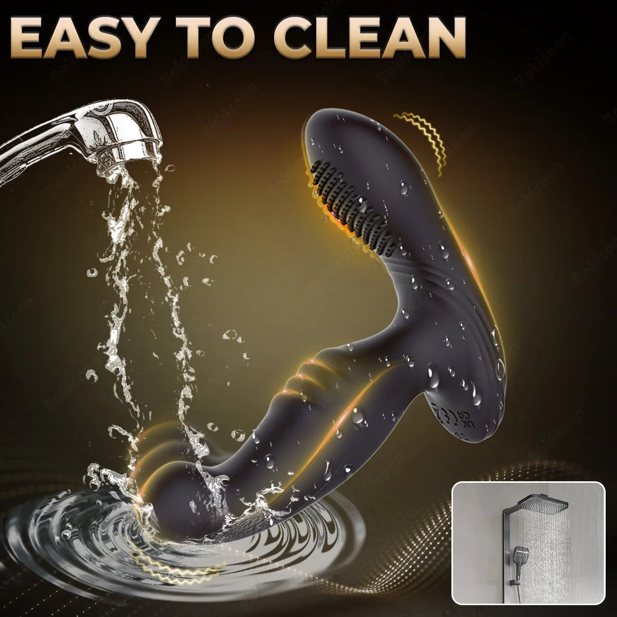 10 Wiggling Anal Plug Butt Plug Prostate Massager Male Sex Toys for Men Sex Toy Anal Vibrator Adult Toys Anal Dildo for Couples