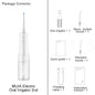 MIJIA Electric Oral Irrigator Upgraded version – Ultrasonic, 90-Day Gentle Use,Water Flosser Dental, 3 Modes, 200mL Tank