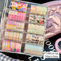 10Rolls Plaid Thousand-Bird Bow  Stars Nail Foils Transfer Paper  Nail Art Stickers  Manicure Set Decal  Nails Decoration