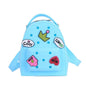 Stationery Adjustable Straps Silicone Backpack Zippered Waterproof Kids Schoolbags Soft Durable Kindergarten Knapsack Student