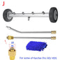 Undercarriage Cleaner Water Broom Car Chassis Wash For Karcher/Parkside/Black Decker Wash The Bottom Of The Car Washer Nozzles