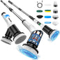 Electric cleaning brush, waterproof long-handle, multi-functional household floor brush, electric brush, floor scrubber