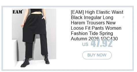 [EAM] High Waist Blue Denim Irregular Hem Slit Midi A-line Half-body Skirt Women Fashion Tide New Spring Autumn 2026 1DJ6538