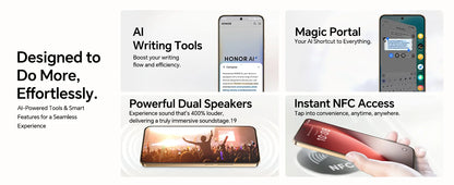 2026 New HONOR Magic8 Lite EU Version 5g Android Smartphone Mobile Phones amoed sbapdragon 6 Gen 4 7500mAh 108MP OIS AI Camera