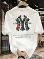 Men's summer printed T-shirt - High-quality, casual, versatile and trendy loose-fitting T-shirt