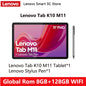 Global ROM Lenovo Tab M11 K10 11” 90Hz Display Android 13 L1 MediaTek Helio G88 8GB/128GB 7040mAh Battery 4G LTE Tablet 2025