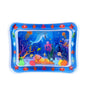 Baby Inflatable Water Play Mat Tummy Time Activity Pad Summer Water Play Mat PVC Early Learning Crawling Exercise Mat for Baby