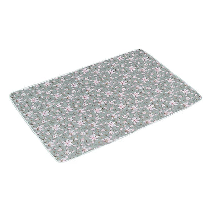 80x120cm cartoon heart, urine separator pad, waterproof, washable, replaceable, night and menstrual protection for baby care