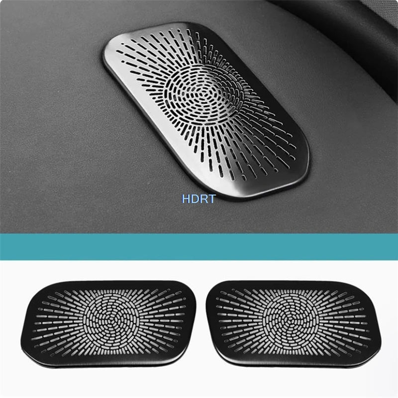 Car Styling Instrument Outlet Horn Hood Air Intake Mask Audio Trim For Leapmotor C10 2024 + Rear Trunk Speaker Cover Accessories