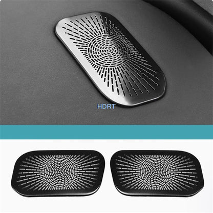 Car Styling Instrument Outlet Horn Hood Air Intake Mask Audio Trim For Leapmotor C10 2024 + Rear Trunk Speaker Cover Accessories