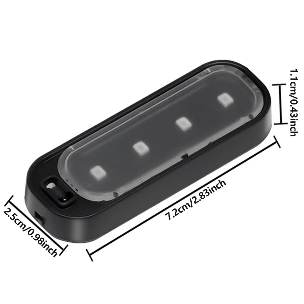 Wireless RGB Car Door Welcome Light Auto LED Decoration Ambient Lamps USB Charging Door Light Safety Anti-collision Signal Lamp