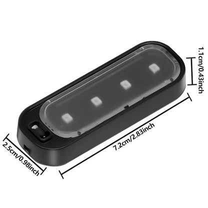 Wireless RGB Car Door Welcome Light Auto LED Decoration Ambient Lamps USB Charging Door Light Safety Anti-collision Signal Lamp