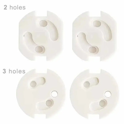 10pcs Baby Safety Child Electric Socket Outlet Plug Protection Security Two Phase Safe Lock Cover Kids Sockets Cover Plugs