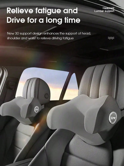 1pc Car Headrest, Neck Pillow for Preventing Neck Tilting, In-car Supplies, Side Support for Adults, U-shaped Memor