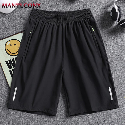 Men's Sports Shorts Elastic Workout Jogging Bottom Casual Gym Fitness Summer Short Pants Men Short Quick Dry Training Running XL