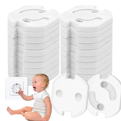 1/10pcs Electrical Outlet Protection Baby Child EU Power Socket Safety Guard Anti Electric Shock Plugs Protector Rotate Covers