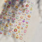 5D Pudding Jelly Dessert Fruit Cherry Pink Claw Print Bowknot Tie knot Love Heart Stars Nail Art Sticker Adhesive Manicure Decal
