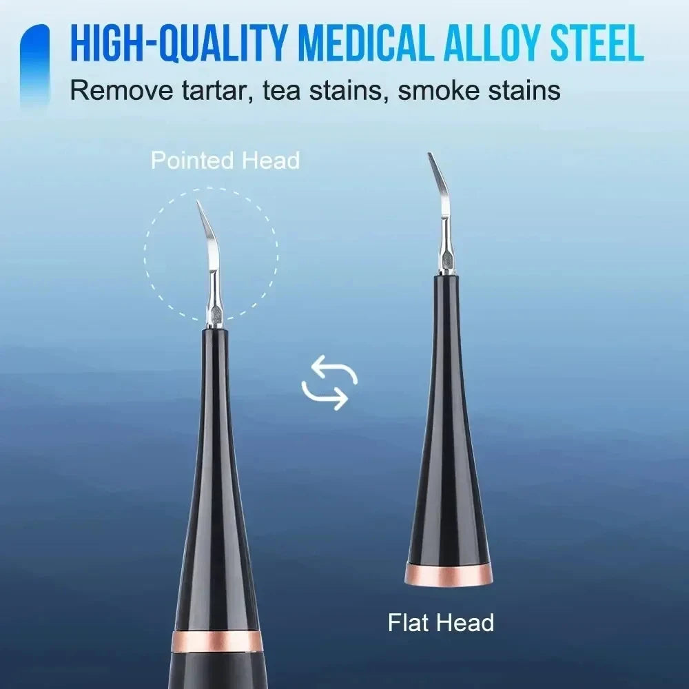 Ultrasonic Electric Sonic Dental Scaler Stain Tartar Calculus Remover Teeth Whitening Cleaning Oral Irrigator Electric