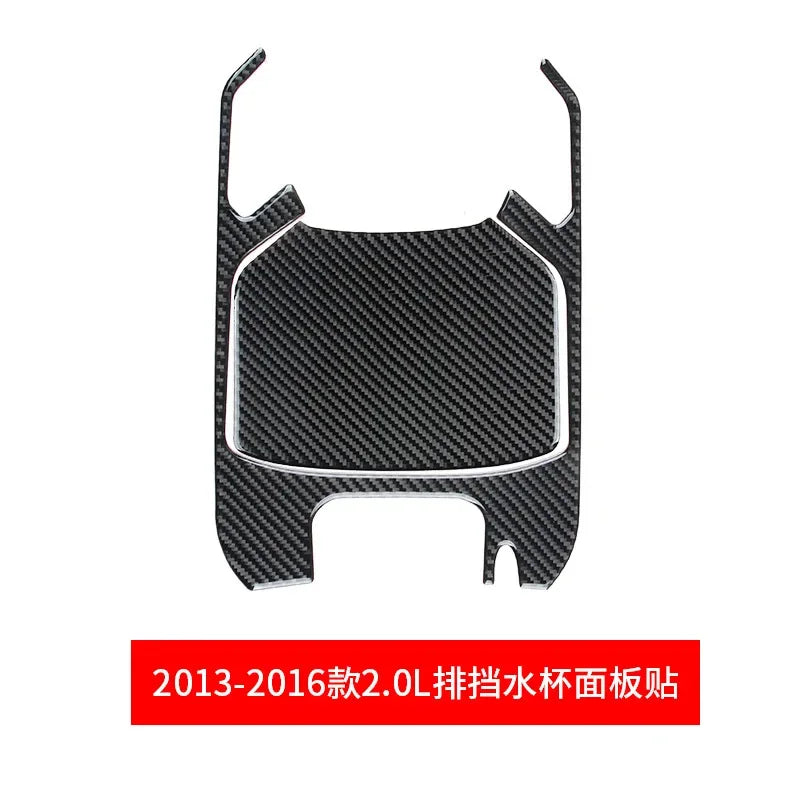Fit for Ford Fusion Mondeo 2013–2019 Carbon Fiber Style ABS Interior Panel Cover Trim Stickers Car Decor Accessories