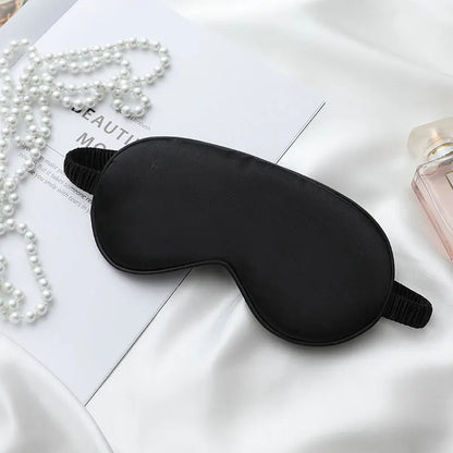 Imitated Silk Sleep Eye Mask Shading Eye Patch Portable Travel Relax Eyepatch Lunch Break Eye Cover Night Health Sleeping Shield