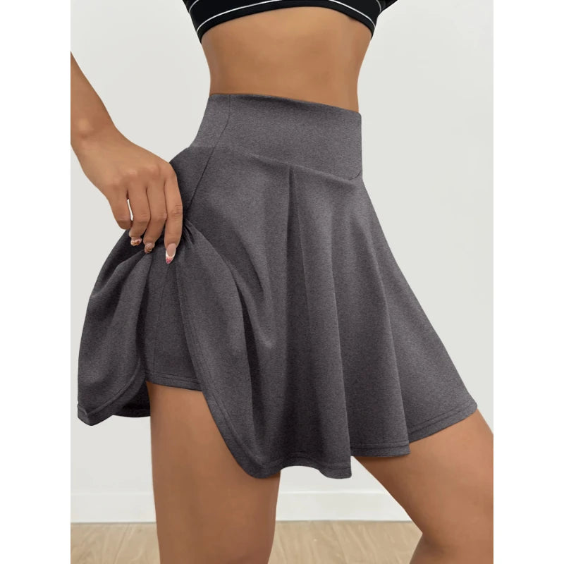 Female Half Body Skirt Hundreds of Skin Friendly Soft and Comfortable Pleated Skirt Casual Slim Solid Colour Skirt and Pants