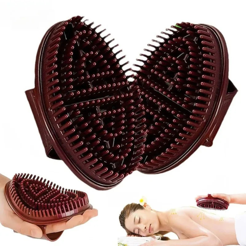 Universal Silicone Meridian Slimming Brush Body Beauty Leg Massage Tool Five Elements Dredging Health Care Scraping Equipment