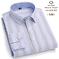 Men's Social Shirts Long Sleeve 100%Pure Cotton Oxford Buttoned Plaid Formal Male Casual Clothes Oversized Shirt Plus Size S-7XL