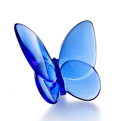 Crystal Papillon Butterfly Wings Fluttering Glass Lucky Butterfly Ornaments Home Decoration Crafts Accessories Birthday Gift