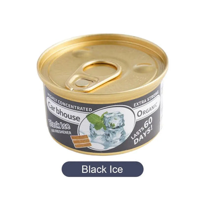 Car Flavoring Car Air Fresheners Perfume Canned Wood Blocks Coffee Flavor Long-Lasting Auto Aromatherapy Car Deodorant Supplies