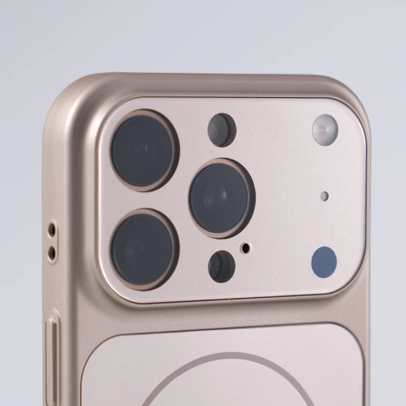 Frosted Camera Lens Protection For MagSafe Phone Case For iPhone 17 17Pro Max 16 15 14 13 Matte Wireless Charging Magnetic Cover