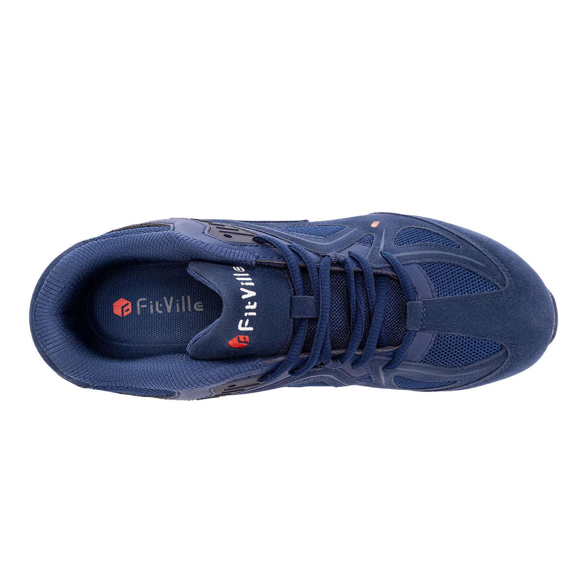 FitVille Men's Extra Wide Orthopedic Walking Shoes, Arch Support Lightweight Non Slip Running Sneakers, Pain Relief Footwear for Flat Feet, Plantar Fasciitis & Severe Heel Pain