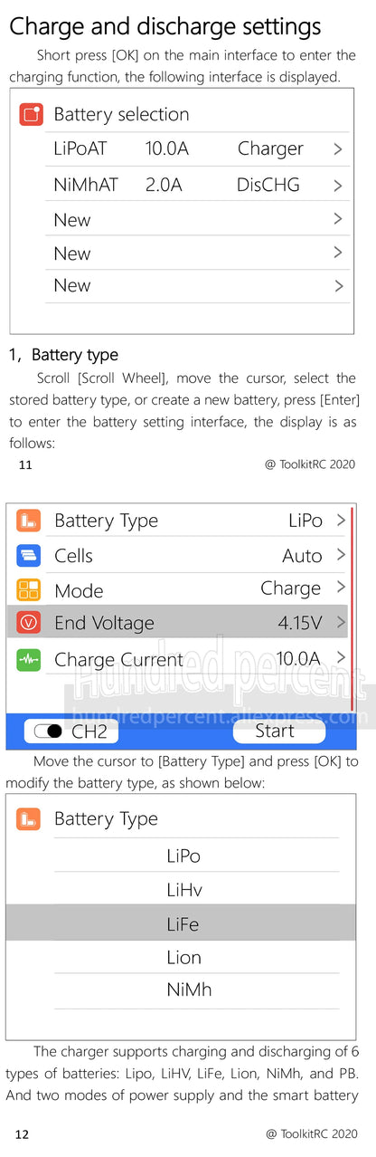 ToolkitRC M6D V3 Charger Black DC 500W Intelligent Dual Channel 1S 2S 3S 4S 5S 6S Toy Model Car Lithium Battery Fast Charging