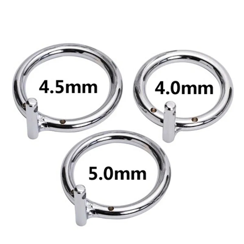 Cock Cage Ring Part Penis Lock Ring Male Chastity Device Part Ring CB6000 3 sizes for choice Drop Shipping