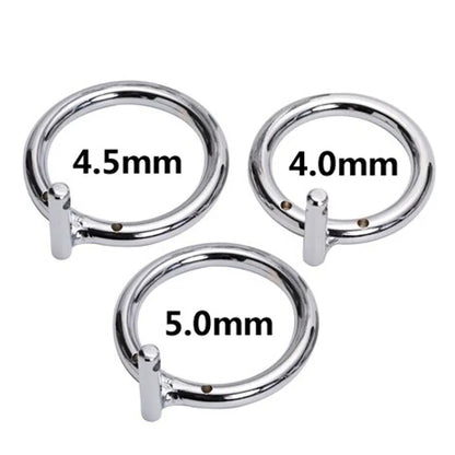 Cock Cage Ring Part Penis Lock Ring Male Chastity Device Part Ring CB6000 3 sizes for choice Drop Shipping