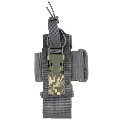 New Tactical Adjustable Walkie Talkie Holder Radio Pouch Hunting Interphone Hanging Bag Outdoor Nylon Molle Radio Pouch