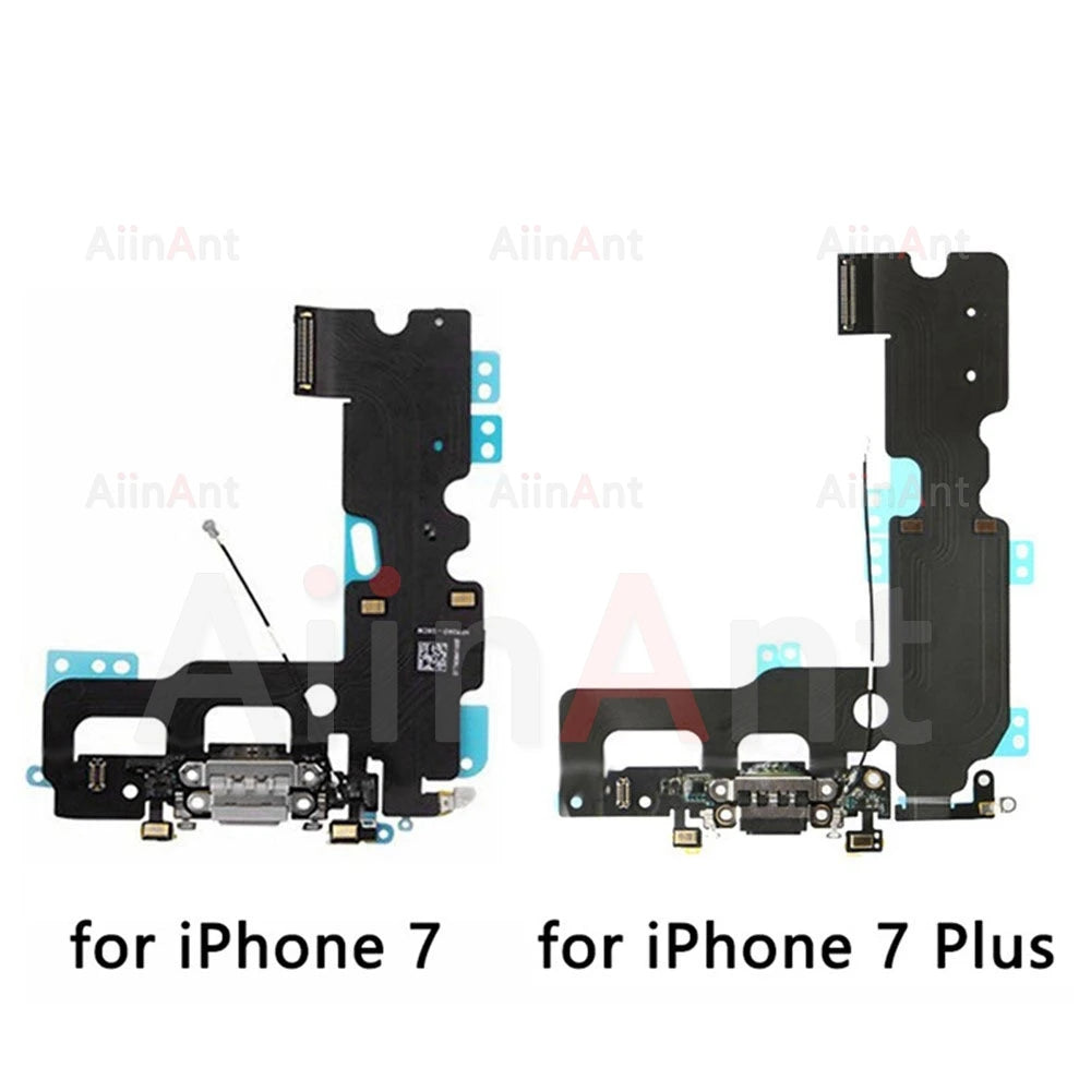 AiinAnt Dock USB Mic Board Charger Connector Fast Charging Port Flex Cable For iPhone X Xr Xs Max 7 8 Plus