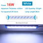 Extensible Waterproof Clip on Lamp For Fish Tank Super Slim Fish Tank Aquatic Plant Grow Aquarium LED Light 18-58cm 220V