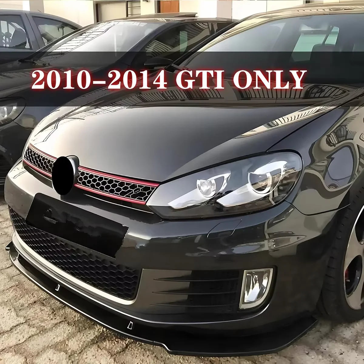 For VW Golf 6 MK6 GTI GTD 2010-2013 Car Front Bumper Splitter Lip Diffuser Body Kits Spoiler Guard Retrofit Accessories New