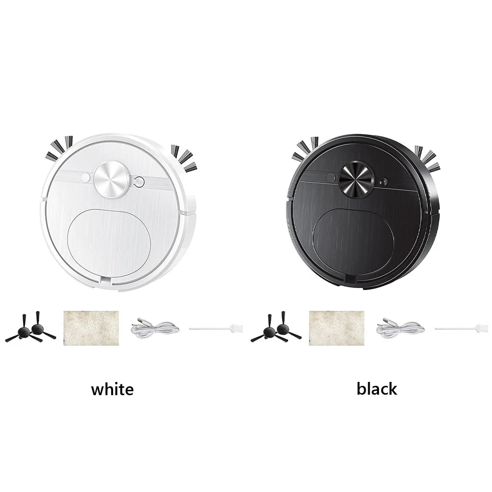 3 In 1 Smart Sweeping Robot Multi-Purpose Intelligent Wiping Floor Robot Rechargeable Automatic Cleaning Machine for Dust Remove