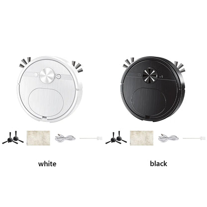 3 In 1 Smart Sweeping Robot Multi-Purpose Intelligent Wiping Floor Robot Rechargeable Automatic Cleaning Machine for Dust Remove