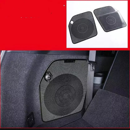 LHD For BYD Tang  EV DMI 2022-2024 ABS carbon Car Style Interior Front Rear Air Vent Outlet Cover Gear Window Control Pane